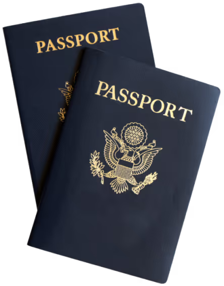 Passports representing global travel